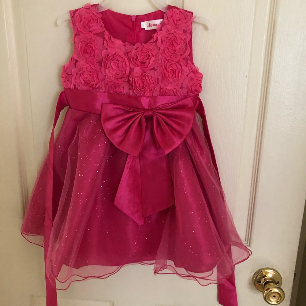 Girls pink dress